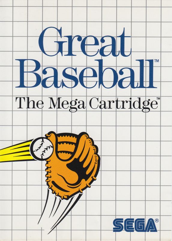 Great Baseball box art for Sega Master System